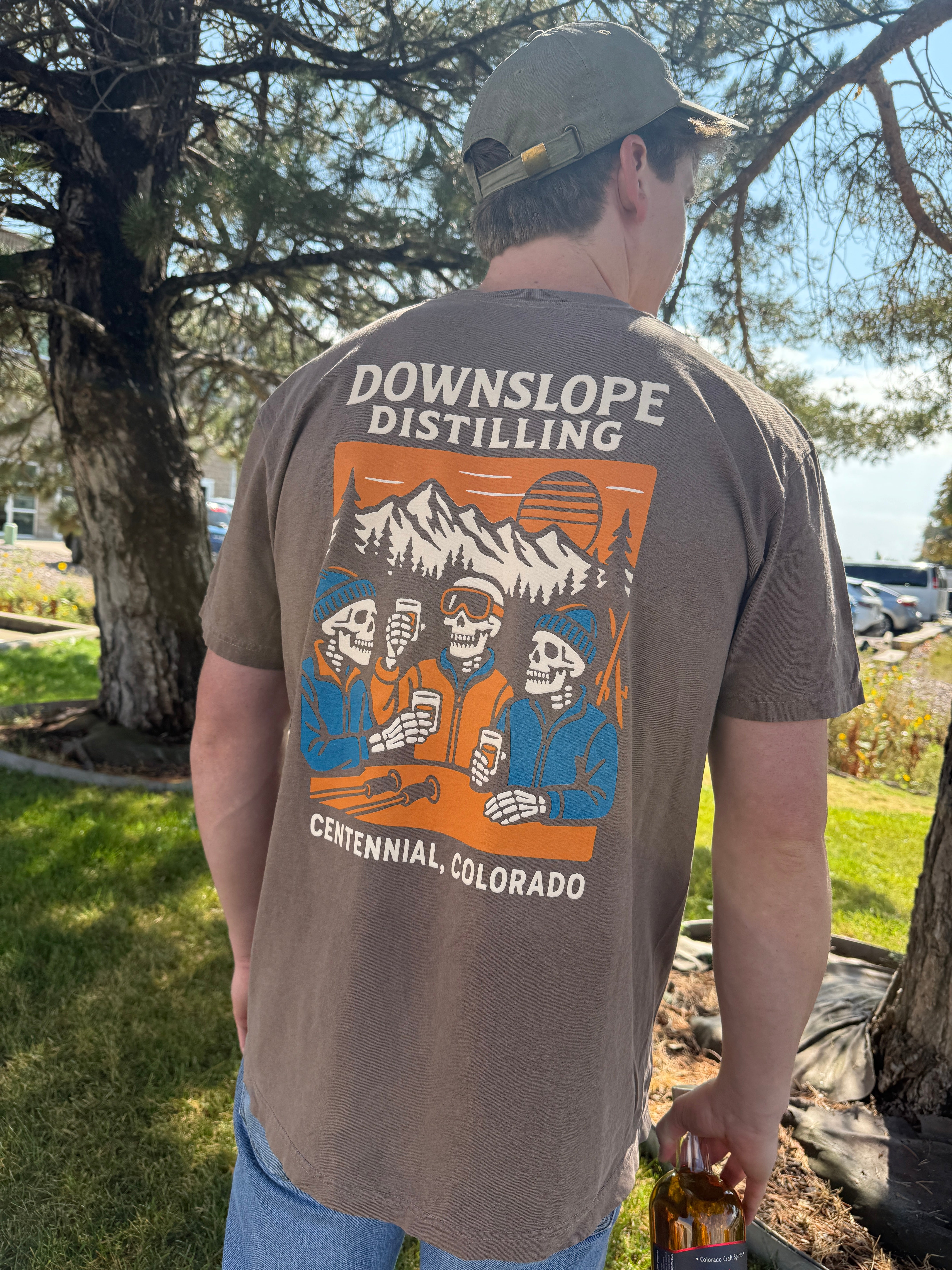 Downslope Distilling Aprés Ski Crew Tee
