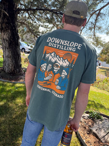 Downslope Distilling Aprés Ski Crew Tee