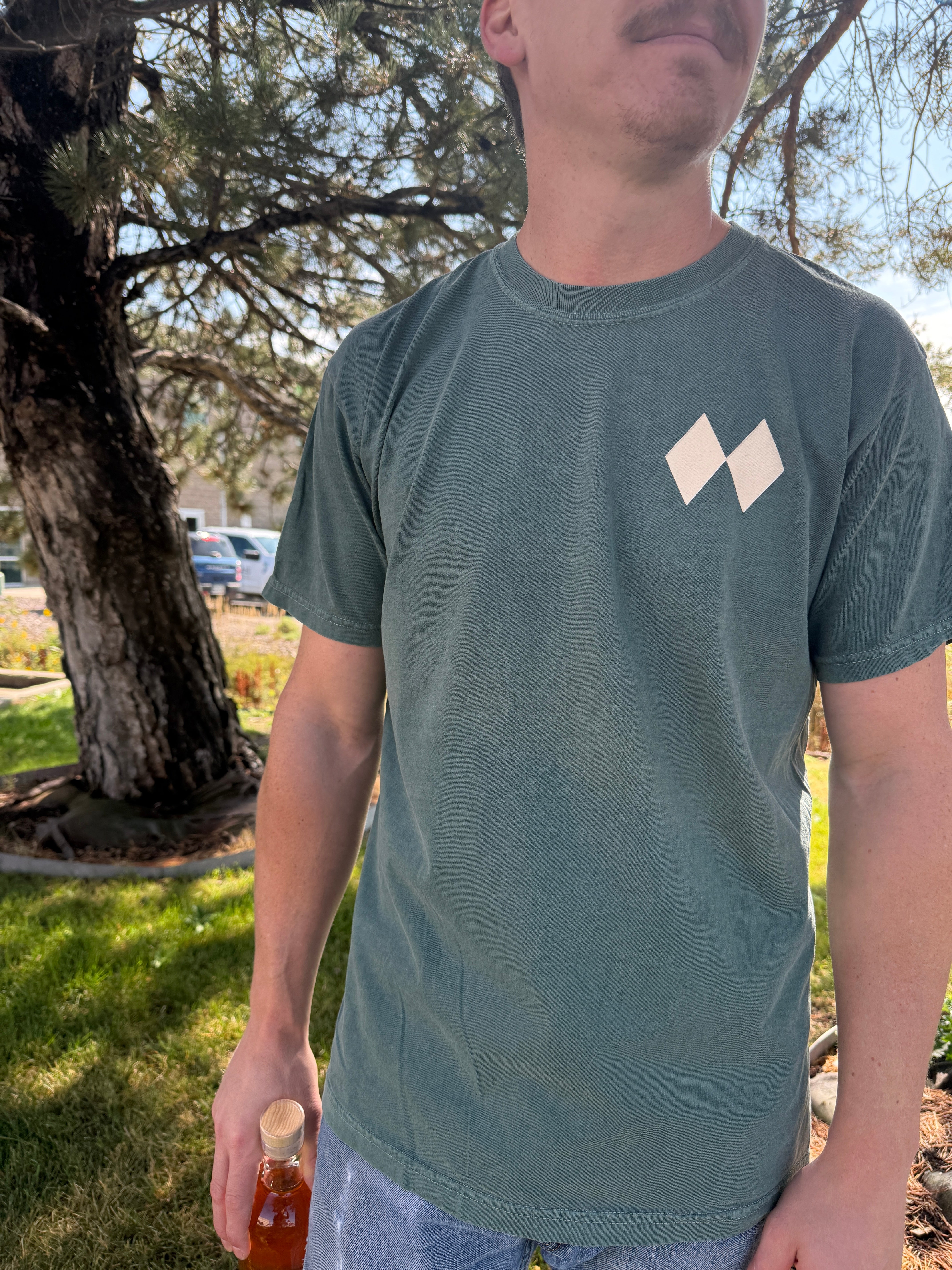 Downslope Distilling Aprés Ski Crew Tee